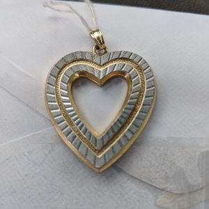 Western Germany vintage heart pendent